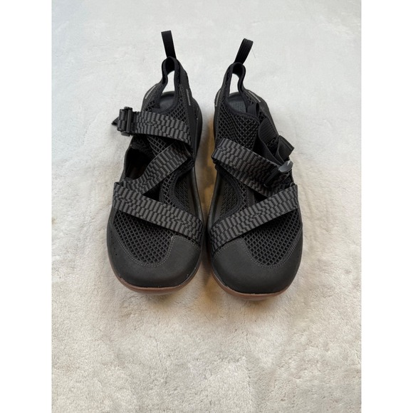 Chaco Mens JCH107059 Black Mesh Sandals Adjustable Strap Active Shoes US 11 - Picture 1 of 8